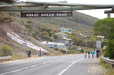 Beginn Great Ocean Road